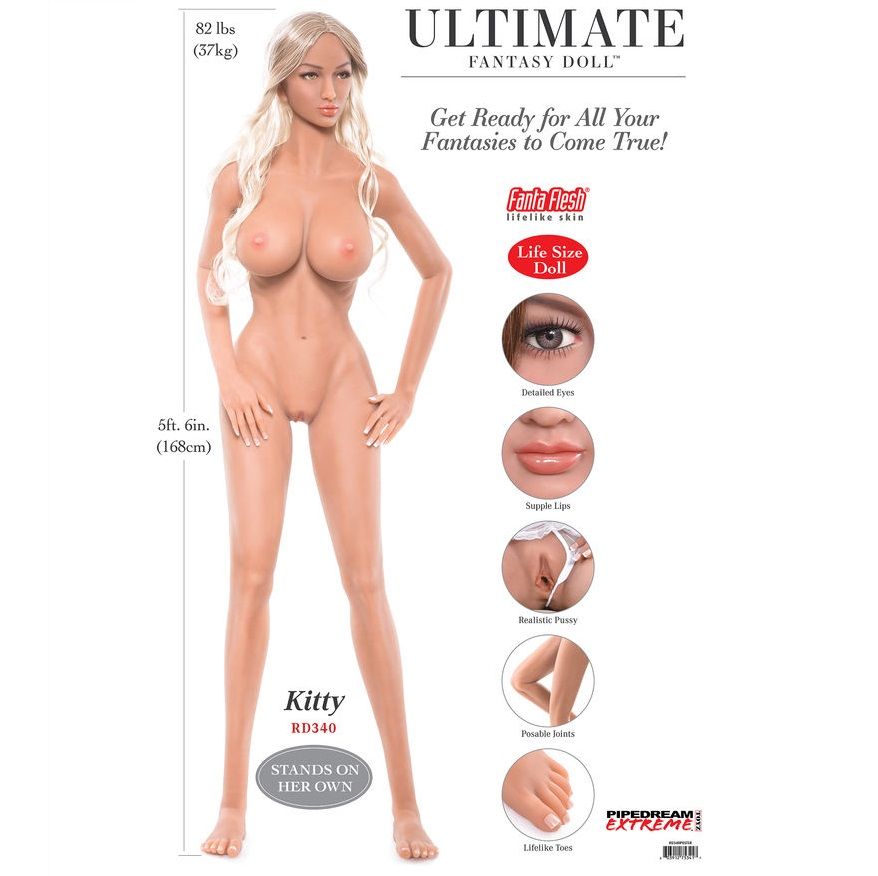 EXTREME TOYZ - PIPEDREAM EXTREME ULTIMATE FANTASY DOLLS KITTY 168 CM - 53Xshop