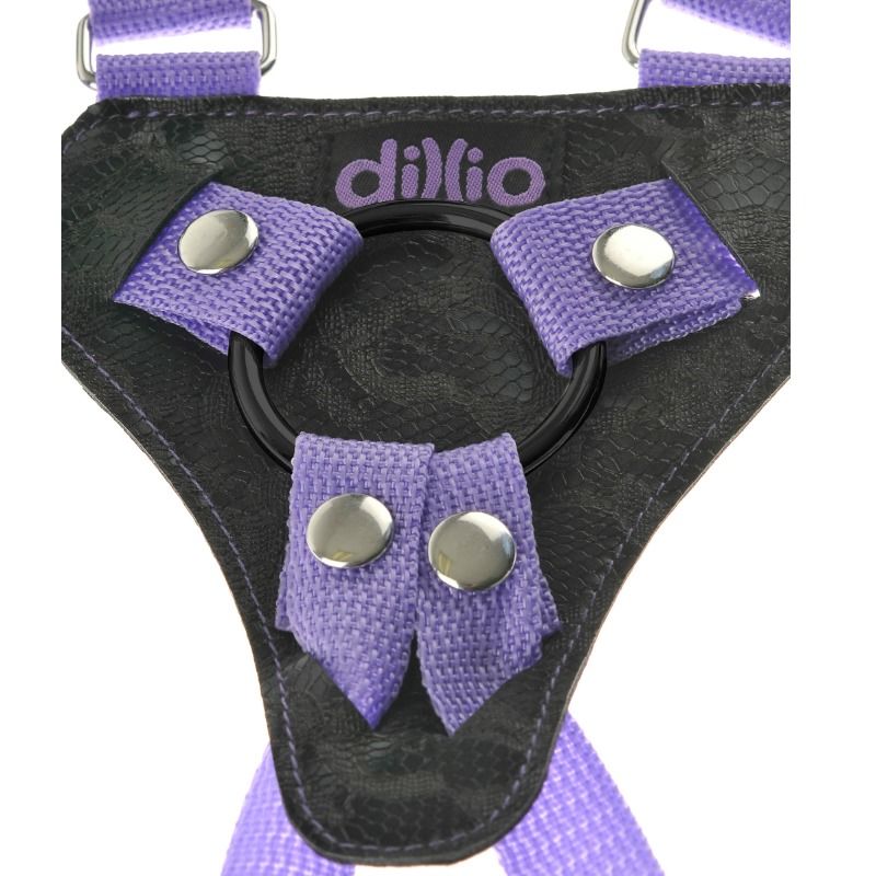 DILLIO - 7 INCH STRAP-ON  SUSPENDER HARNESS SET - 53Xshop