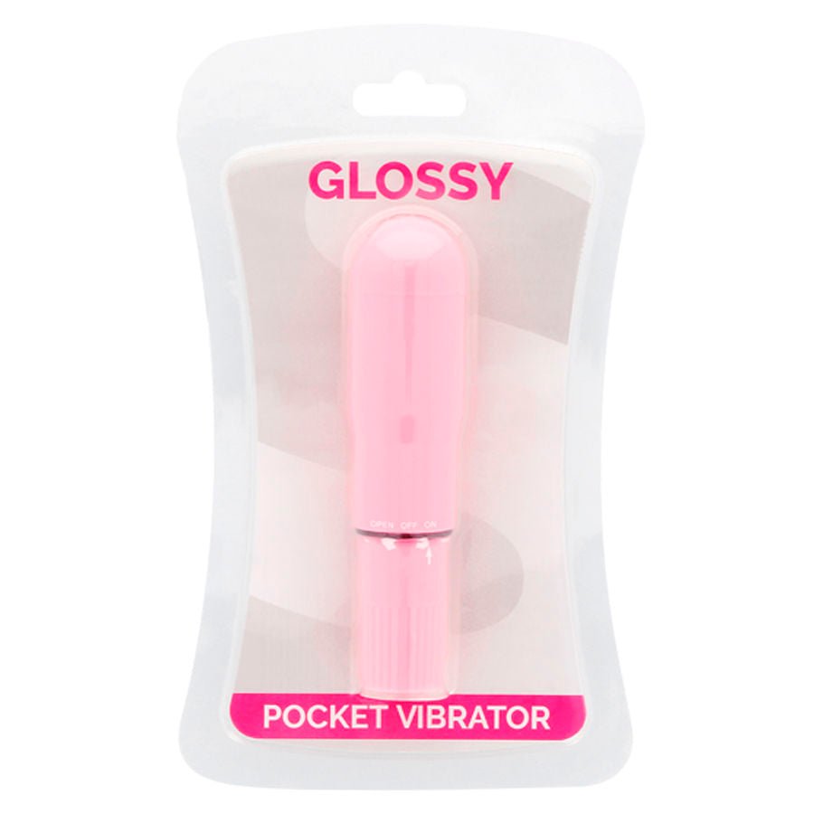 GLOSSY - POCKET VIBRATOR PINK - 53Xshop