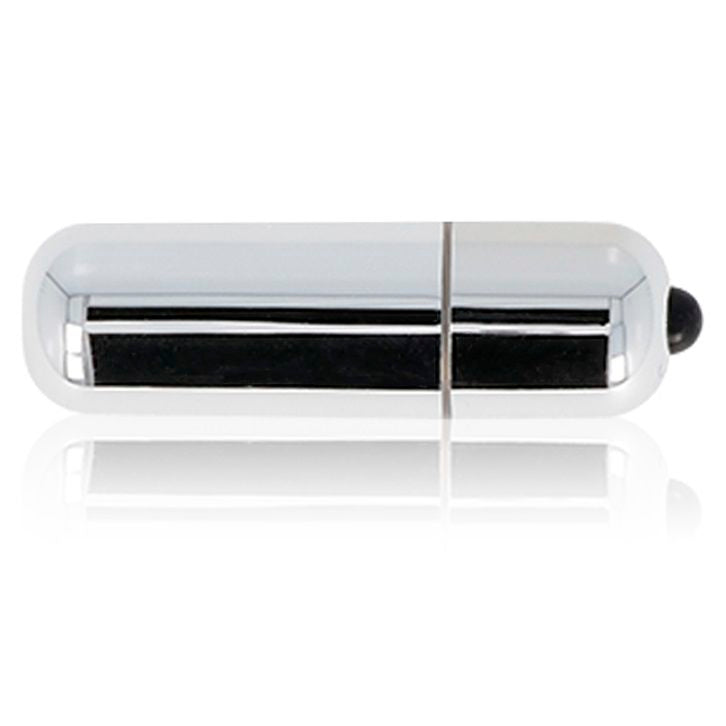 GLOSSY - PREMIUM VIBE VIBRATING BULLET 10V SILVER - 53Xshop