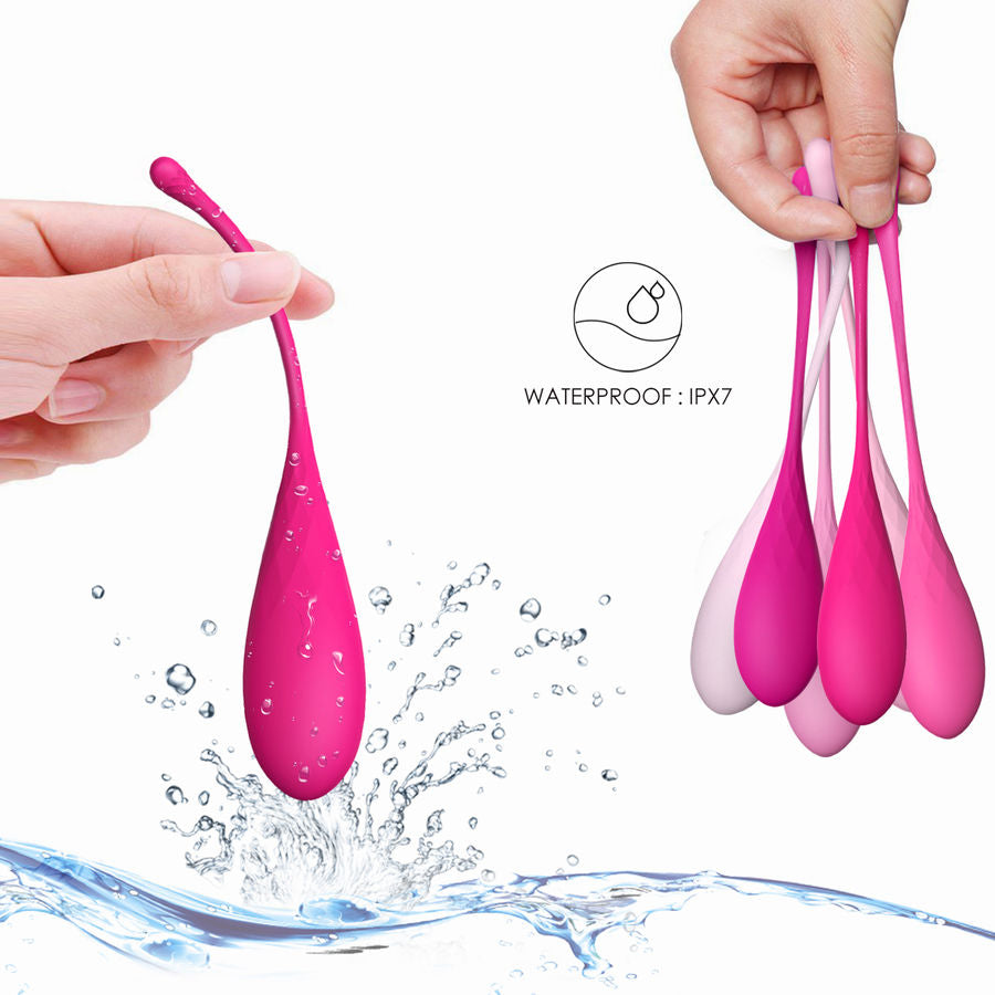 LESLIE - KEGEL FIT PELVIC MUSCLE TRAINING SET 6 WEIGHTS - 53Xshop