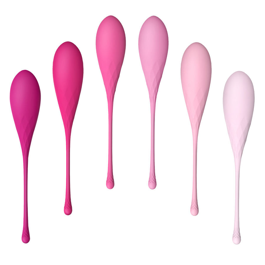 LESLIE - KEGEL FIT PELVIC MUSCLE TRAINING SET 6 WEIGHTS - 53Xshop