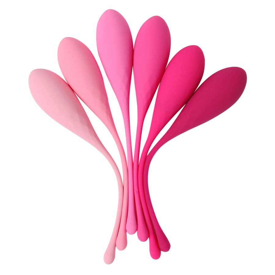 LESLIE - KEGEL FIT PELVIC MUSCLE TRAINING SET 6 WEIGHTS - 53Xshop