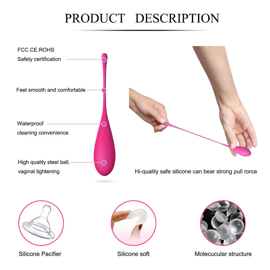 LESLIE - KEGEL FIT PELVIC MUSCLE TRAINING SET 6 WEIGHTS - 53Xshop