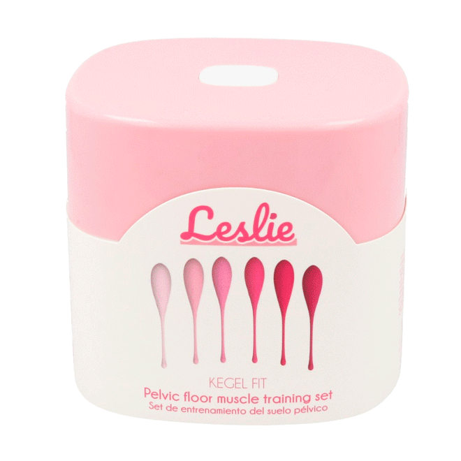 LESLIE - KEGEL FIT PELVIC MUSCLE TRAINING SET 6 WEIGHTS - 53Xshop
