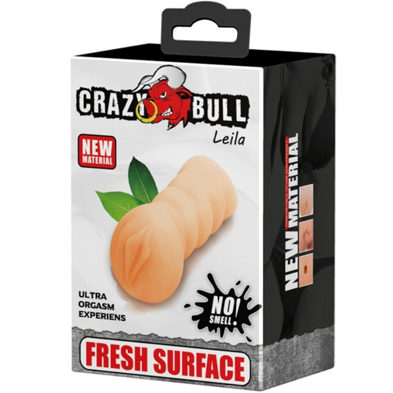CRAZY BULL - LEILA VAGINA MASTURBADOR 13.5 CM - 53Xshop