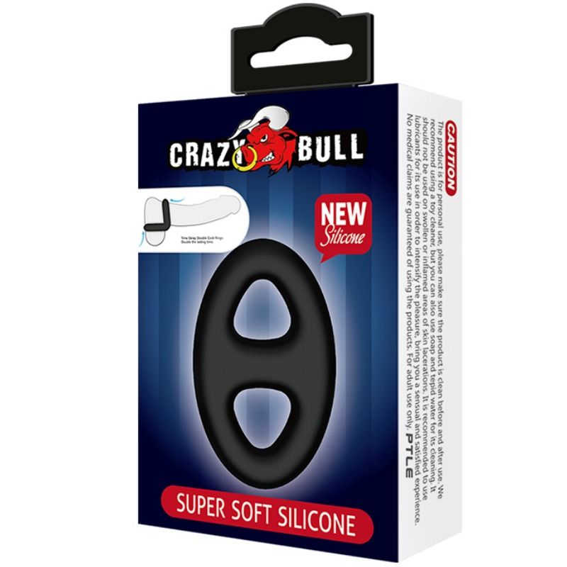 CRAZY BULL - SUPER SOFT DOUBLE SILICONE RING - 53Xshop