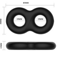 CRAZY BULL - DOUBLE MEDICAL SILICONE RING - 53Xshop