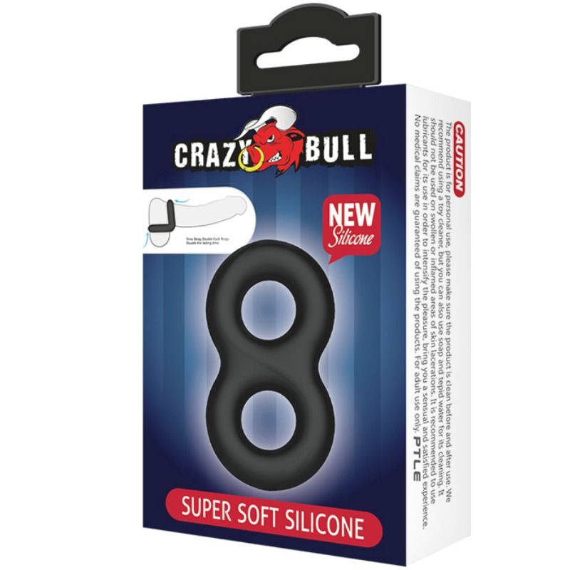 CRAZY BULL - DOUBLE MEDICAL SILICONE RING - 53Xshop