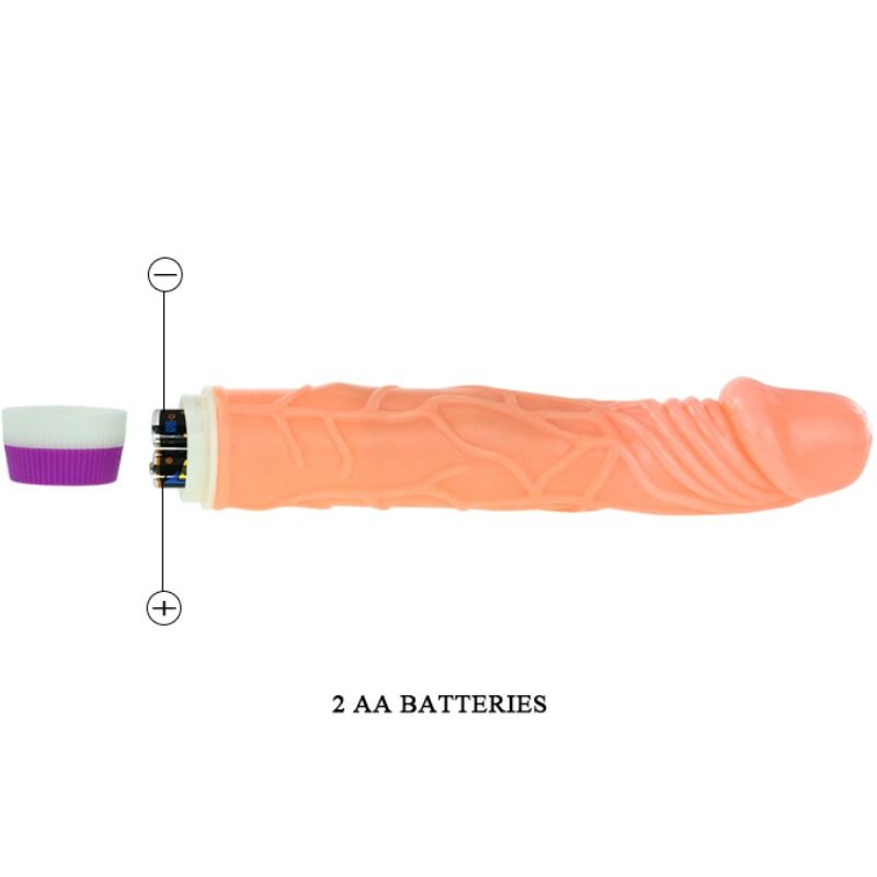 BAILE - WAVES OF PLEASURE REALISTIC VIBRATING 22.5 CM - 53Xshop