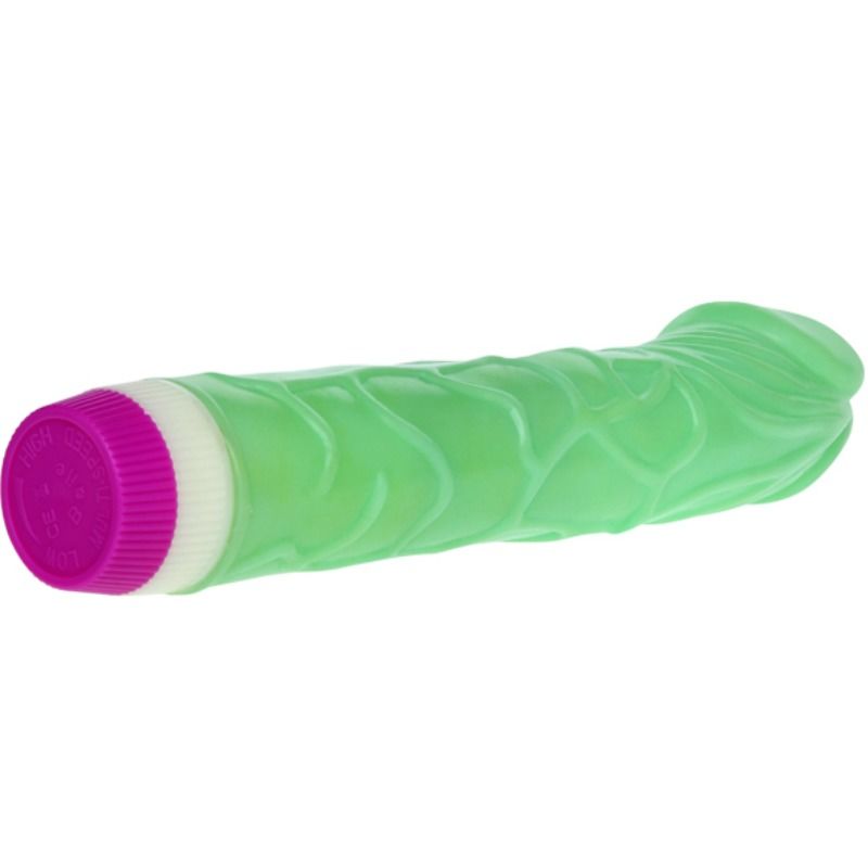 BAILE - WAVES OF PLEASURE VIBRATOR 23 CM GREEN - 53Xshop