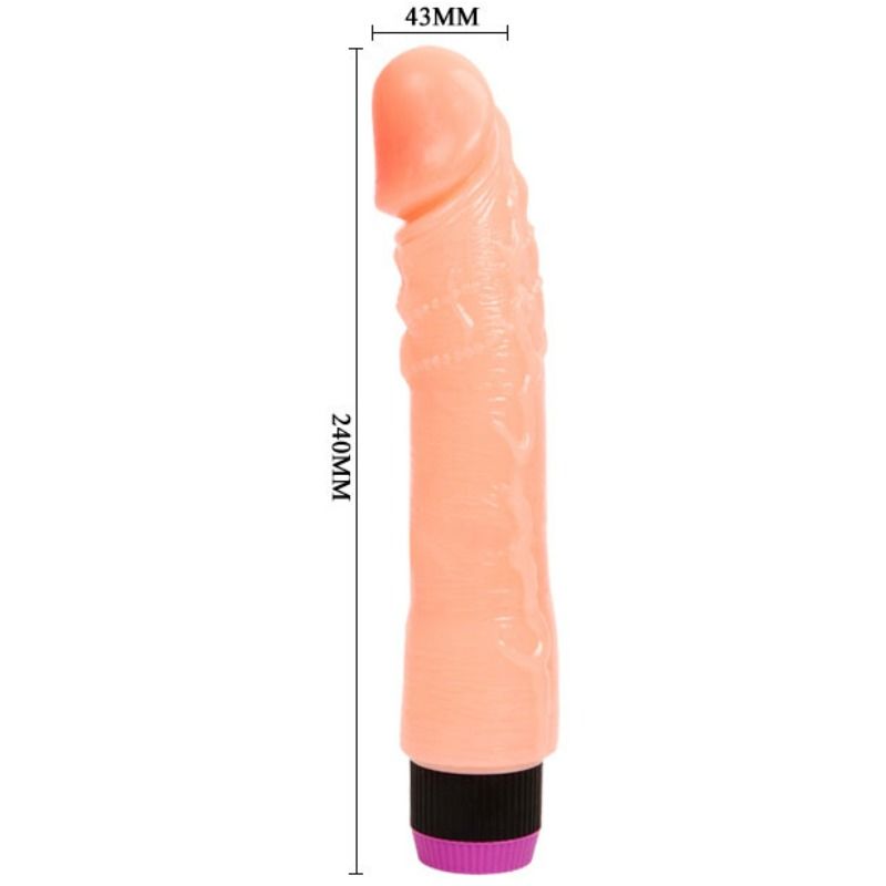BAILE - NATURAL FLEXIBLE REALISTIC VIBRATOR 24 CM - 53Xshop