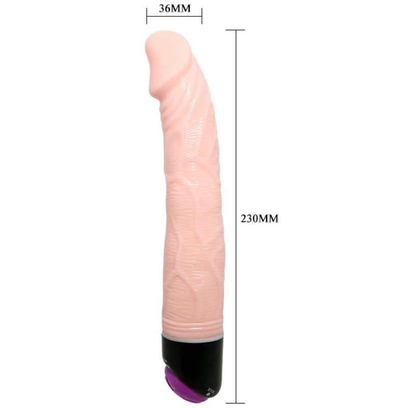 BAILE - ADOUR BAILE - CLUB REALISTIC VIBRATOR 23 CM NATURAL - 53Xshop