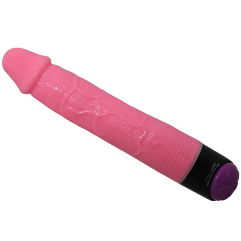 BAILE - COLORFUL SEX REALISTIC VIBRATOR PINK 23 CM - 53Xshop