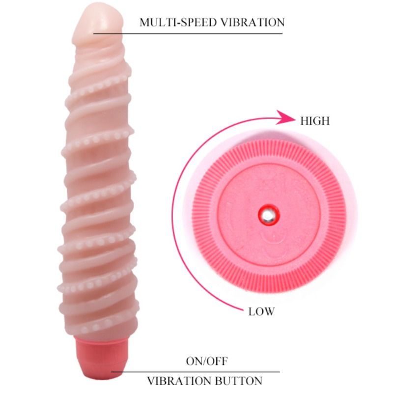 BAILE - FLEXI VIBE SENSUAL SPIRAL VIBRATOR 19.5 CM - 53Xshop