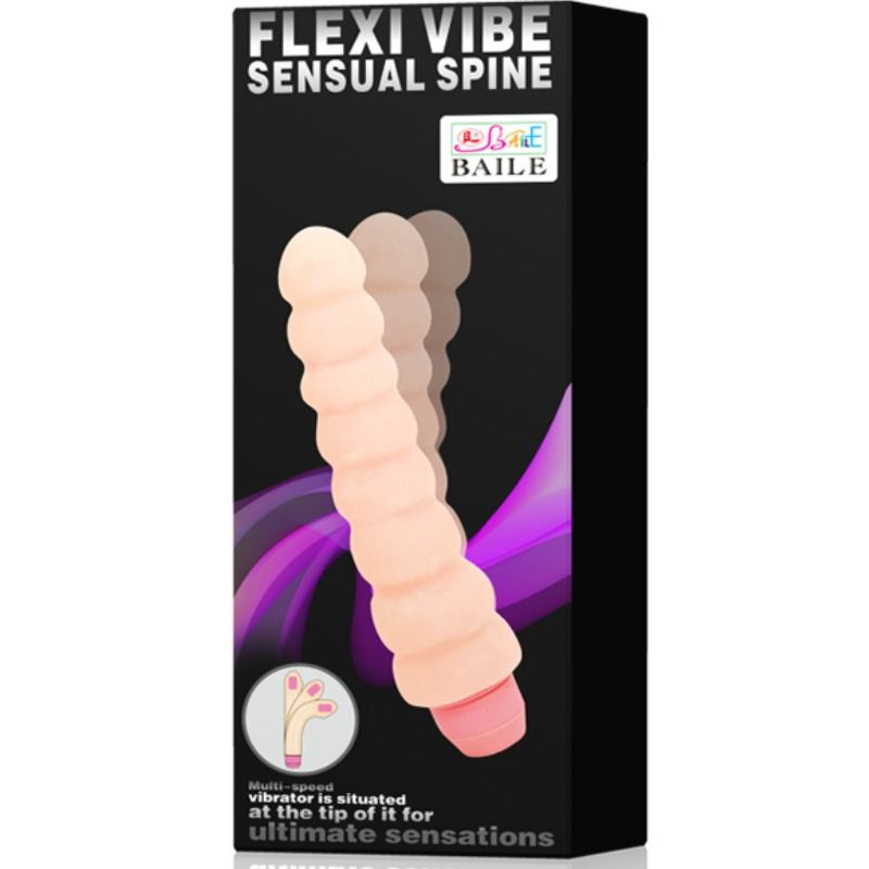 BAILE - FLEXI VIBE SENSUAL SPINE FLEXIBLE VIBRATOR 19 CM - 53Xshop