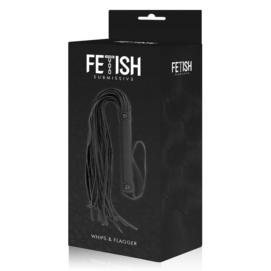 FETISH SUBMISSIVE - VEGAN LEATHER WHIP - 53Xshop