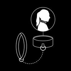 FETISH SUBMISSIVE - NOPRENE LINING CHAIN NECKLACE - 53Xshop