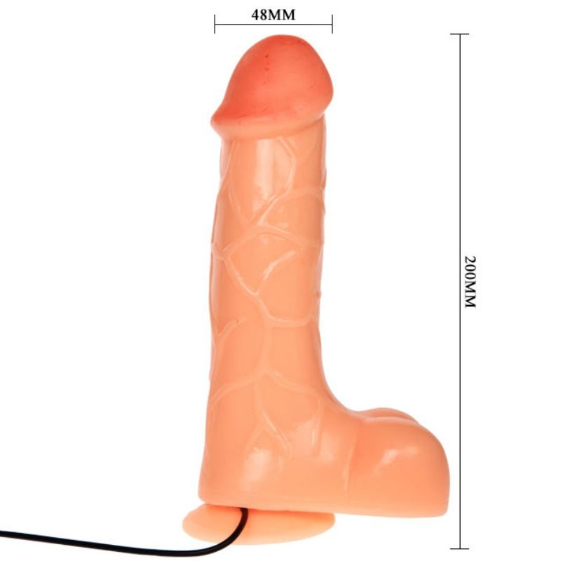BAILE - INTREPID EMPEROR REALISTIC DILDO VIBRATOR 20 CM - 53Xshop
