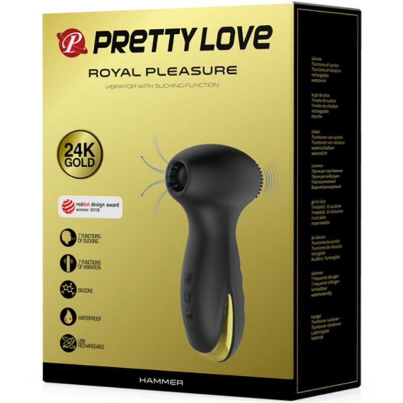 PRETTY LOVE - SMART HAMMER VIBRATION AND SUCTION - 53Xshop