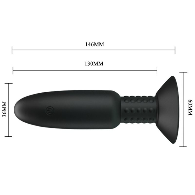 PRETTY LOVE - PLUG WITH VIBRATION AND ROTATION - 53Xshop