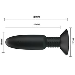 PRETTY LOVE - PLUG WITH VIBRATION AND ROTATION - 53Xshop