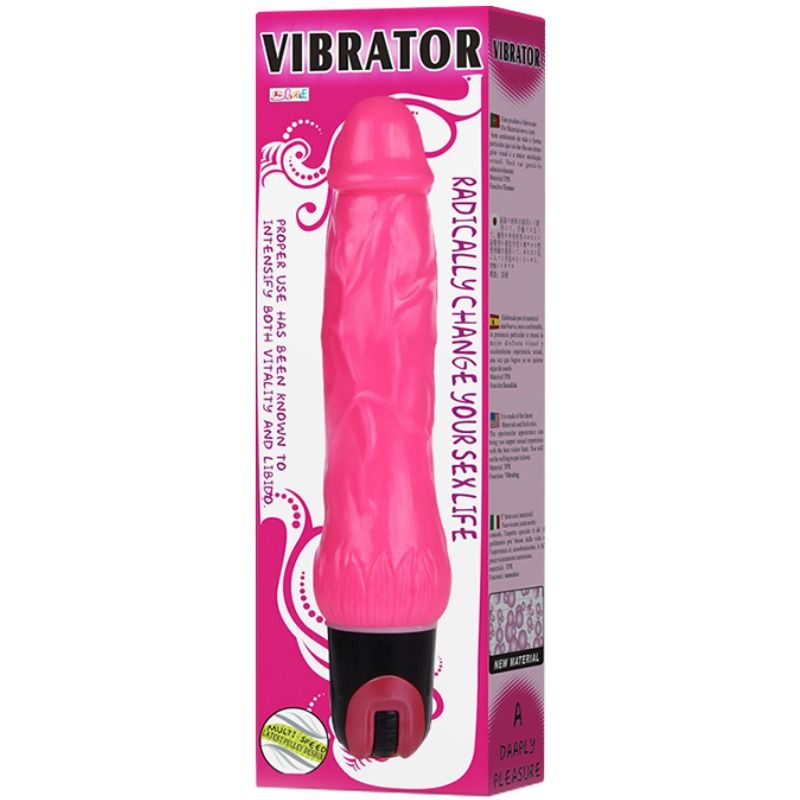 BAILE - VIBRATOR DAAPLY PLEASURE MULTISPEED PINK - 53Xshop
