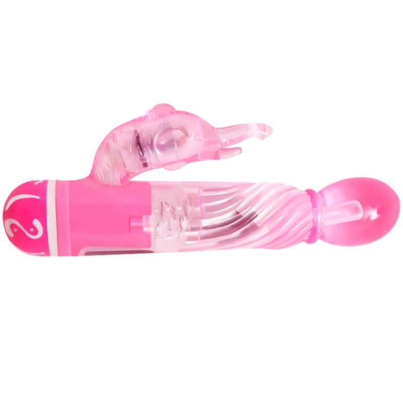 BAILE - MULTISPEED VIBRATOR WITH PINK STIMULATOR - 53Xshop