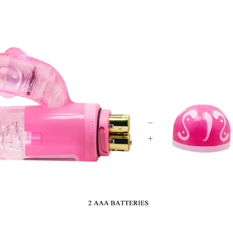 BAILE - MULTISPEED VIBRATOR WITH PINK STIMULATOR - 53Xshop
