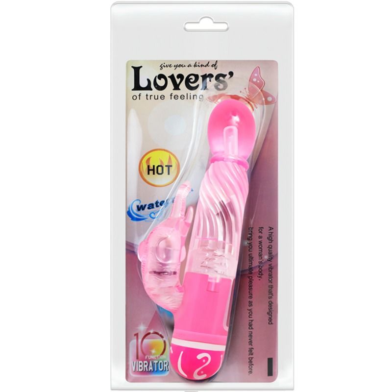 BAILE - MULTISPEED VIBRATOR WITH PINK STIMULATOR - 53Xshop