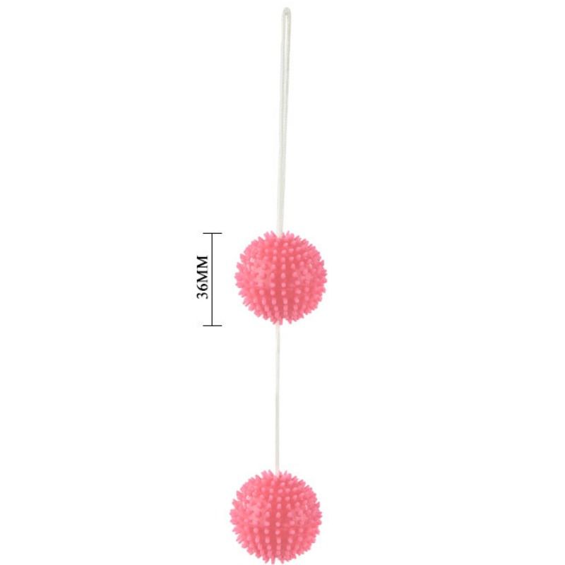 BAILE - A DEEPLY PLEASURE PINK TEXTURED BALLS 3.6 CM - 53Xshop