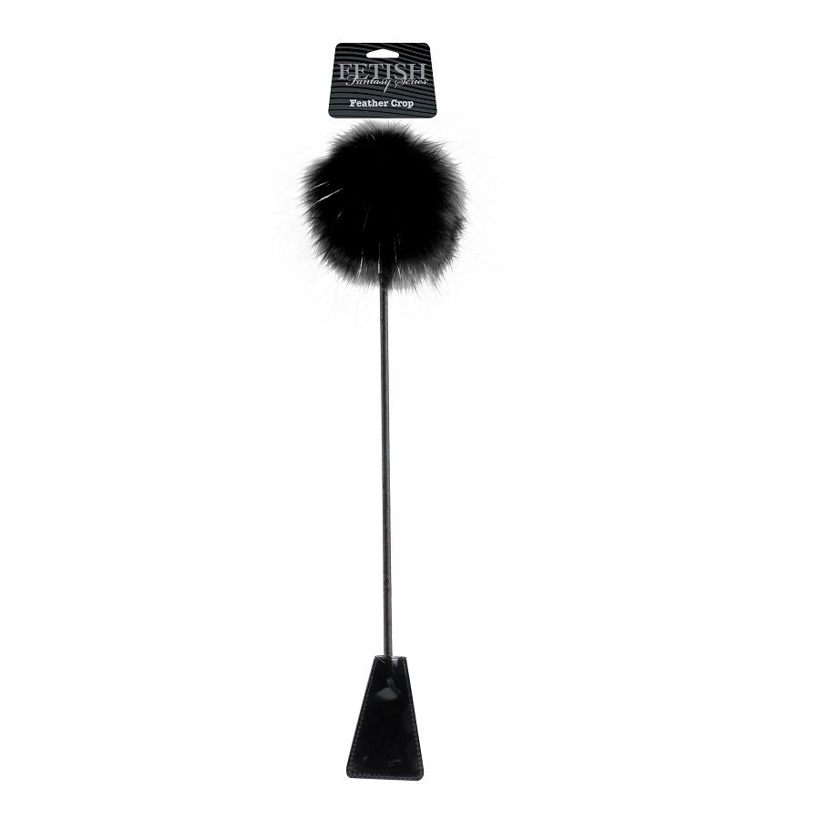FETISH FANTASY LIMITED EDITION -  BLACK FEATHER CROP - 53Xshop