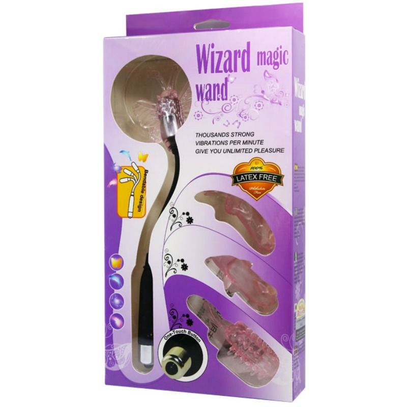 BAILE - WIZARD MAGIC WAND STIMULATOR WITH VIBRATION - 53Xshop
