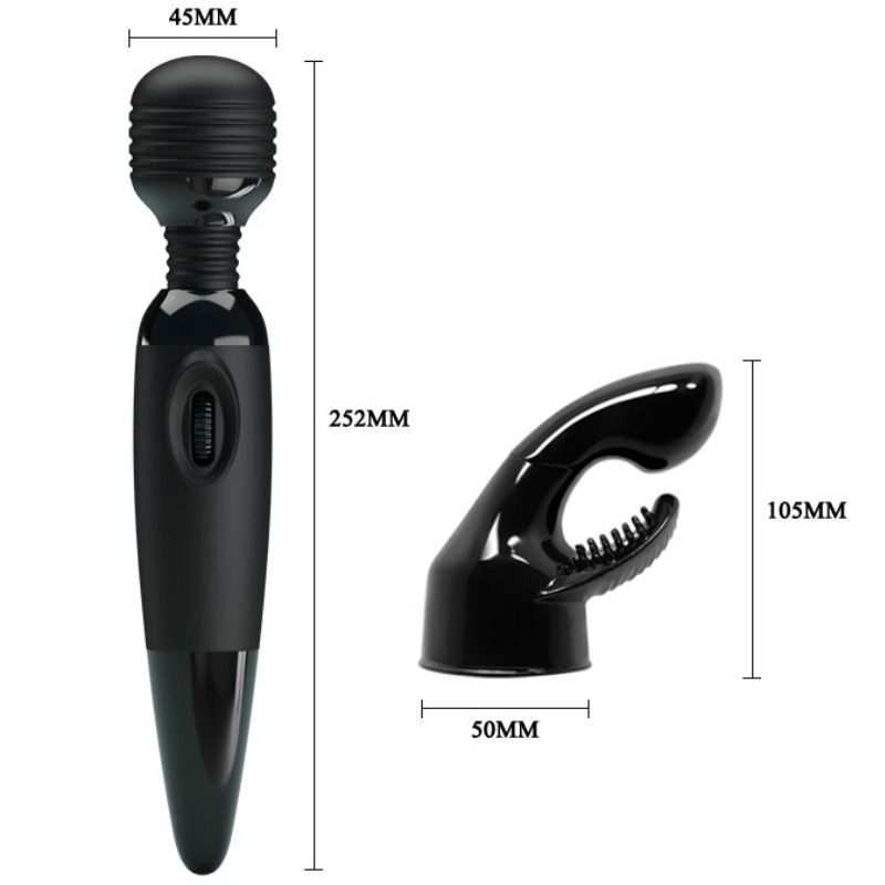 BAILE - SENSUAL MASSAGER WITH INTERCHANGEABLE HEAD - 53Xshop