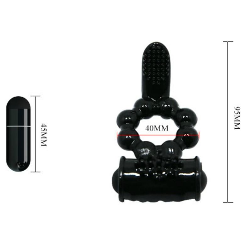 BAILE - SWEET RING RING WITH DOUBLE STIMULATOR - 53Xshop