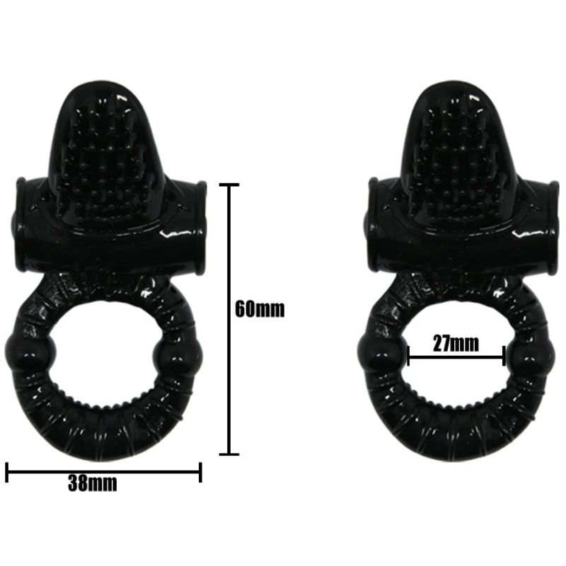 BAILE - SWEET RING VIBRATING RING WITH TEXTURED RABBIT - 53Xshop