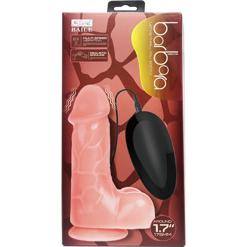 BAILE - NATURAL BARBARA REALISTIC VIBRATOR 21 CM - 53Xshop