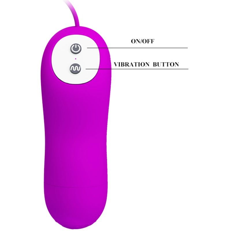 PRETTY LOVE - IRMA DOUBLE VIBRATING EGG - 53Xshop