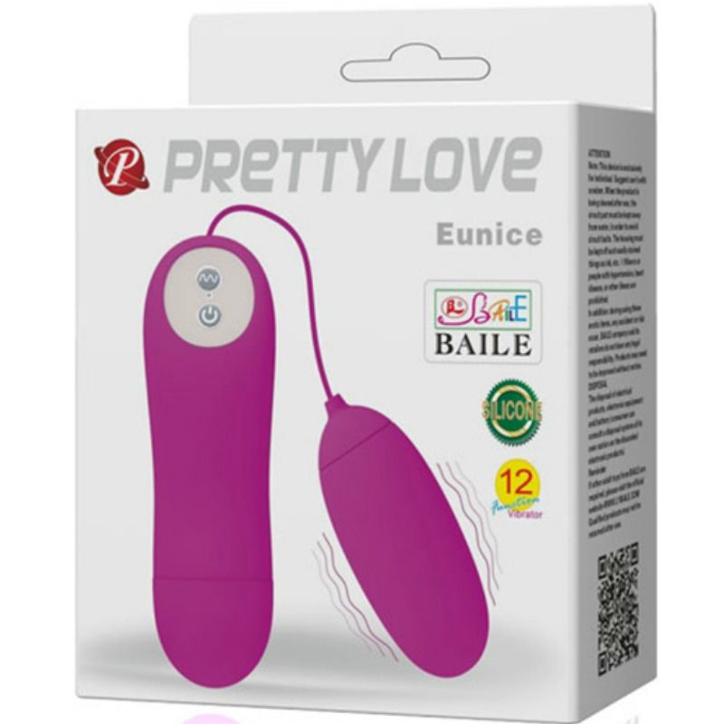PRETTY LOVE - EUNICE VIBRATING EGG - 53Xshop