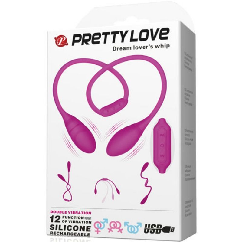 PRETTY LOVE - UNISEX STIMULATOR DREAM LOVERS WHIP - 53Xshop