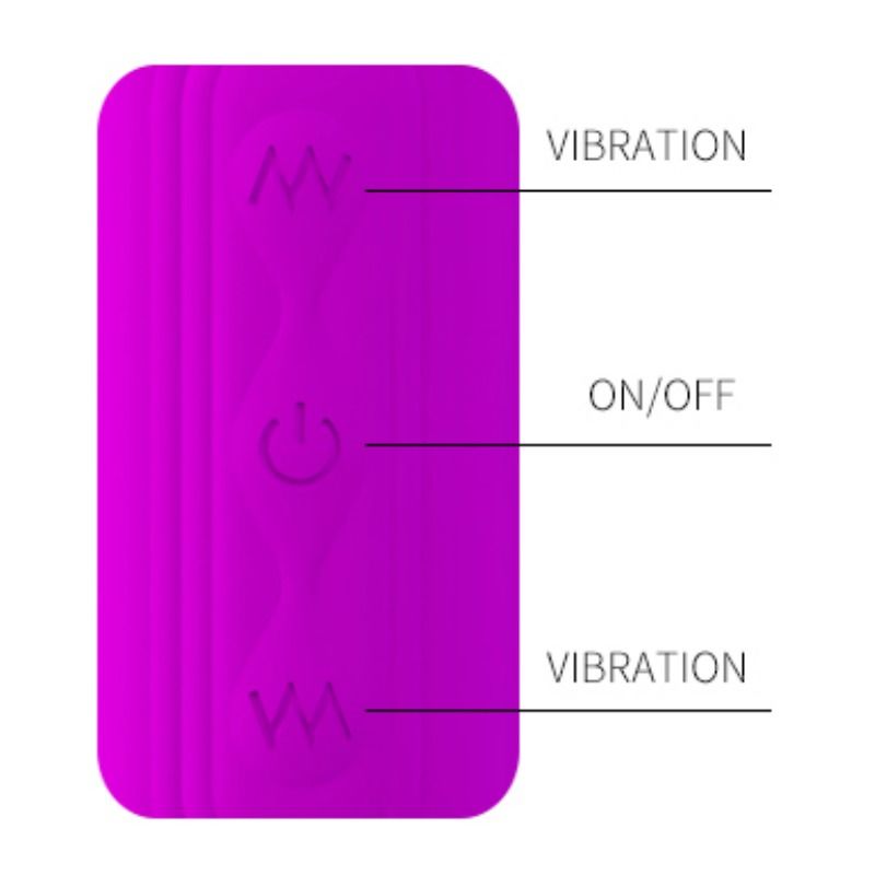 PRETTY LOVE - UNISEX STIMULATOR DREAM LOVERS WHIP 2 - 53Xshop