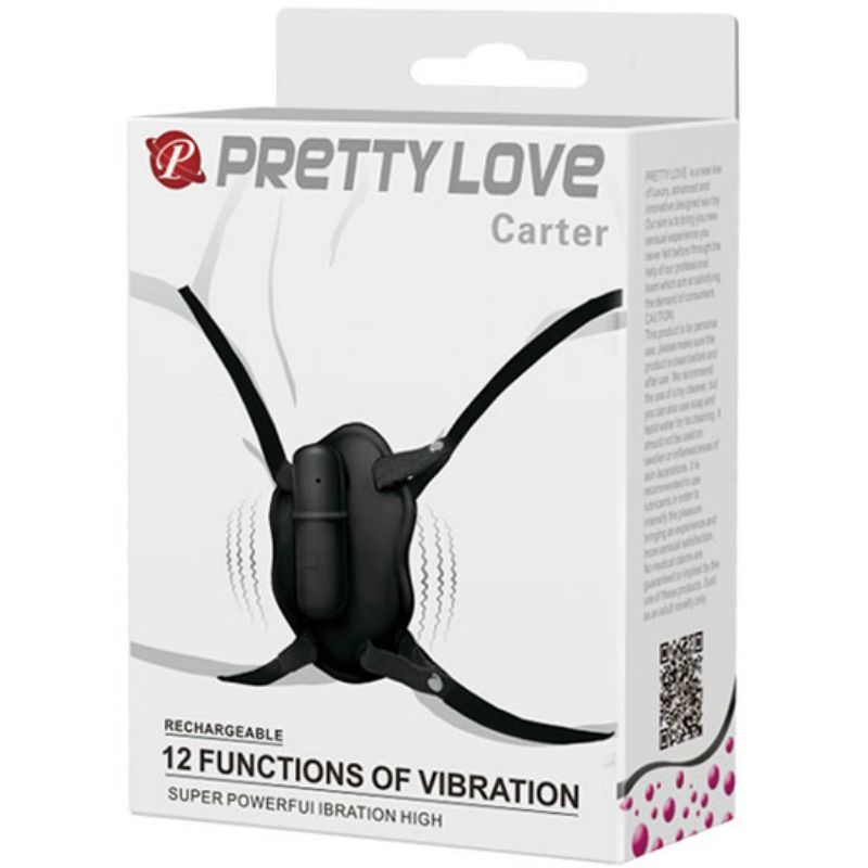 PRETTY LOVE - STRAP ON WITH CARTER VIBRATING BULLET - 53Xshop