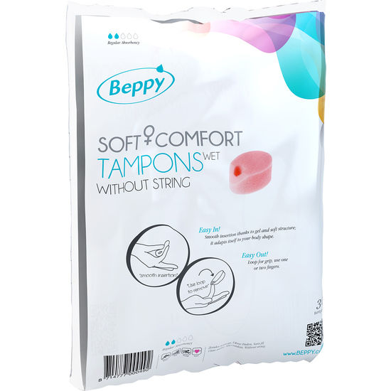 BEPPY - SOFT COMFORT TAMPONS WET 30 UNITS - 53Xshop