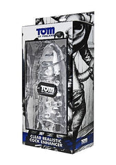 TOM OF FINLAND - CLEAR REALISTIC COCK ENHANCER - 53Xshop