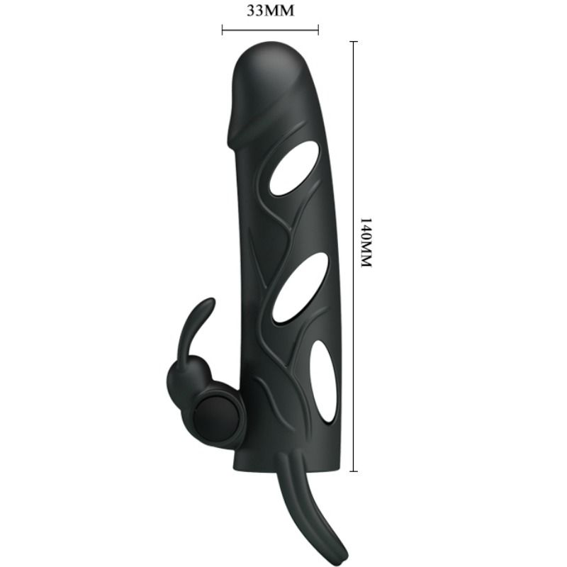 PRETTY LOVE - SILICONE COVER WITH VIBRATION 14 CM 2.0 - 53Xshop