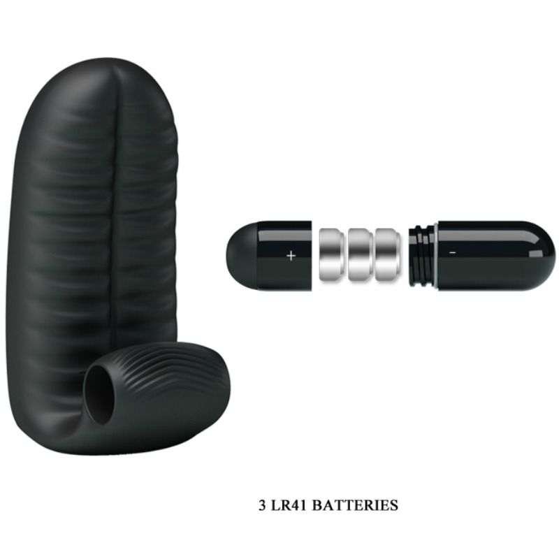 PRETTY LOVE - ABBOTT BLACK STIMULATOR THIMBLE - 53Xshop