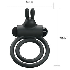PRETTY LOVE - OSMOND SILICONE VIBRATOR RING - 53Xshop