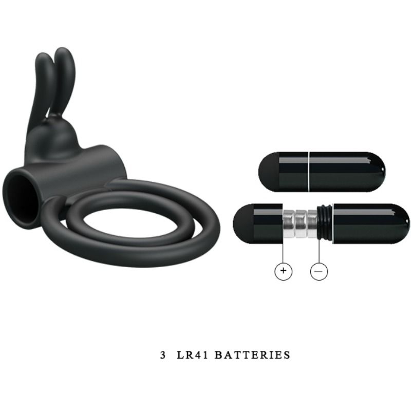 PRETTY LOVE - OSMOND SILICONE VIBRATOR RING - 53Xshop