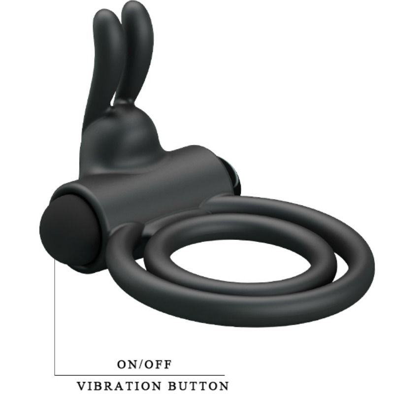 PRETTY LOVE - OSMOND SILICONE VIBRATOR RING - 53Xshop