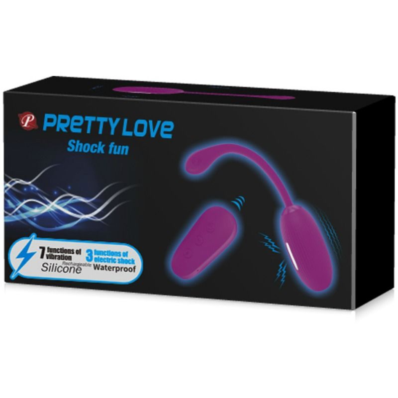 PRETTY LOVE - SHOCK FUN VIBRATING EGG AND ELECTROSHOCK - 53Xshop